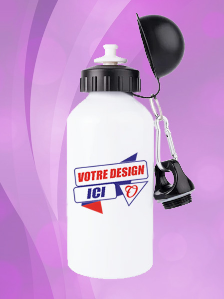 Gourde d'eau personnalisable